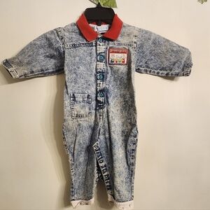 Vintage OshKosh B'Gosh Size 18 Months   Overalls Coveralls